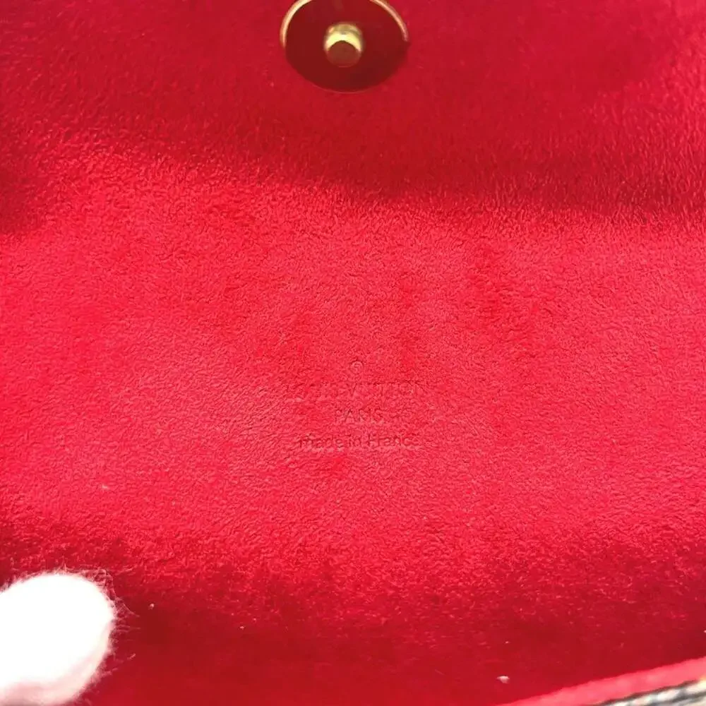 LOUIS VUITTON Brown Damier Canvas Pochette Hobo Bag